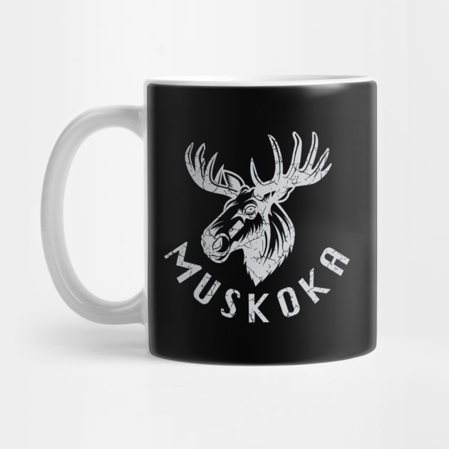 Muskoka - Moose (White) by VelvetRoom